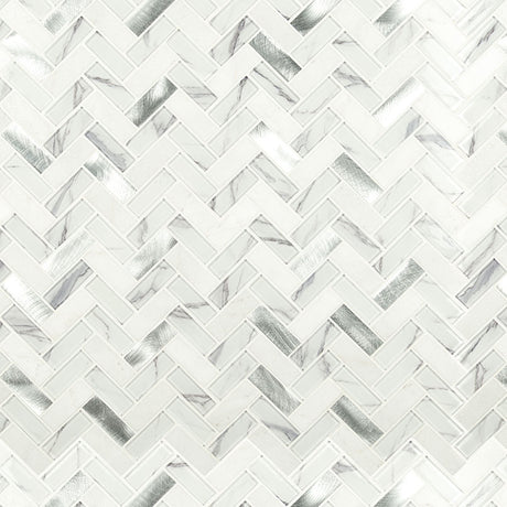 Bytle Bianco Herringbone Tile
