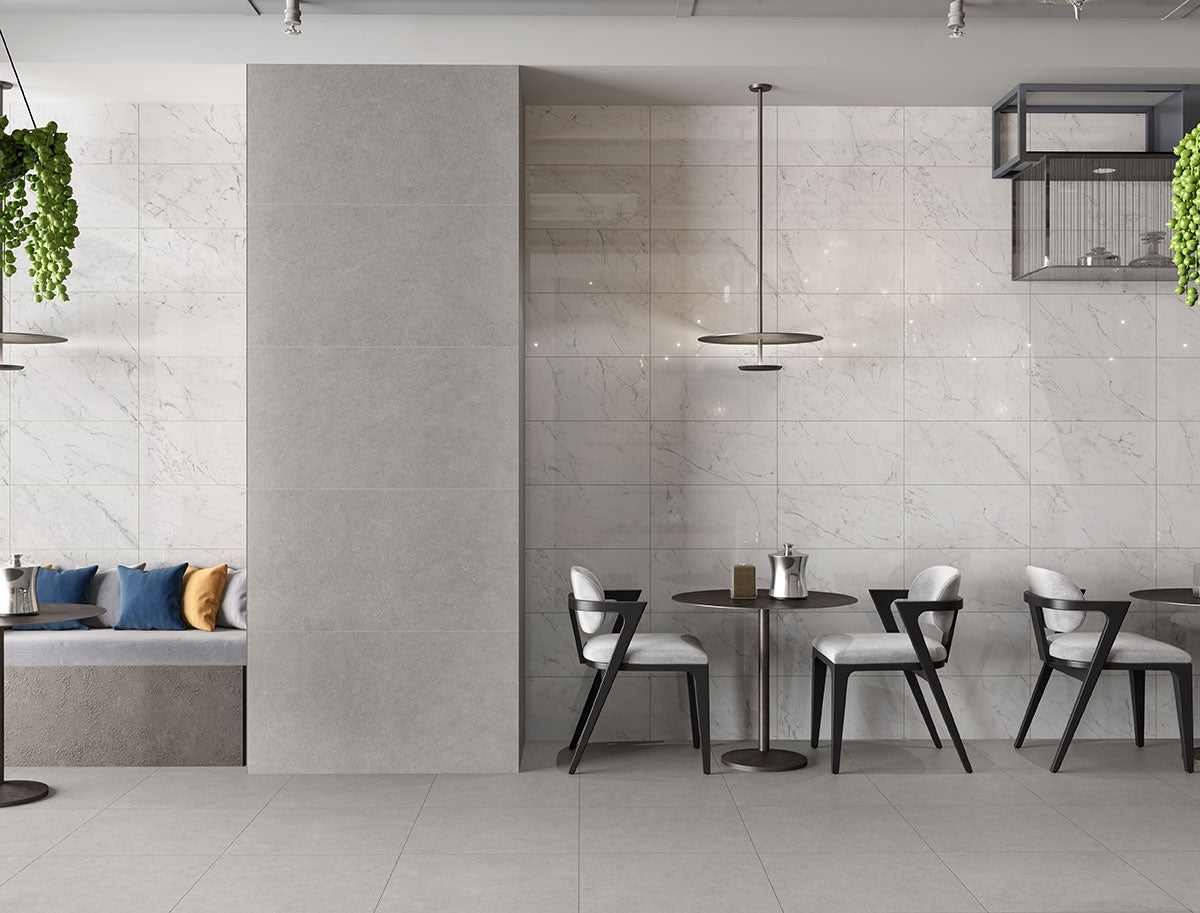 Carrara Bianco Porcelain Tile