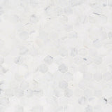 Calacatta Cressa 2” Hexagon Mosaic Tile