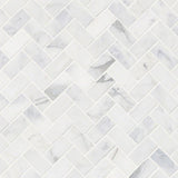 Calacatta Cressa Honed Herringbone Tile