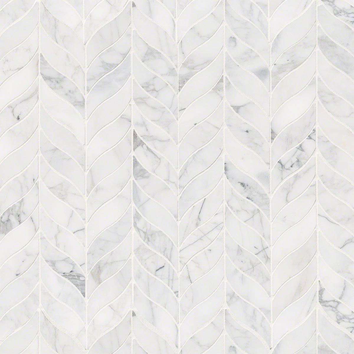 CALACATTA CRESSA LEAF PATTERN HONED Tile