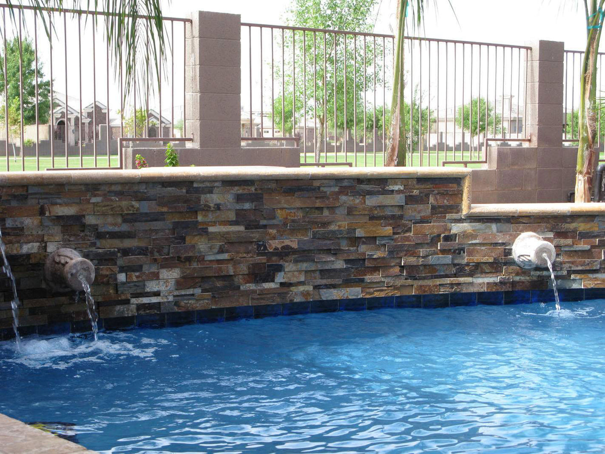 California Gold Stacked Stone Tile