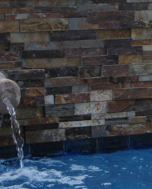 California Gold Stacked Stone Tile