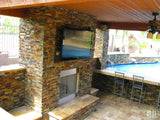 California Gold Stacked Stone Tile