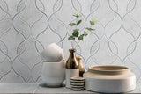 Carrara White Ellipsis Tile