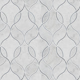 Carrara White Ellipsis Tile