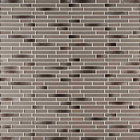 Champagne Blend Interlocking Glass Tile