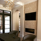 Crema Arched Herringbone Tile