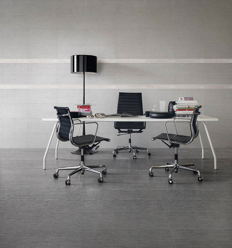 TekTile Crosshatch Ivory Porcelain Tile