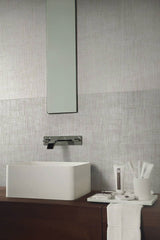 TekTile Crosshatch Ivory Porcelain Tile