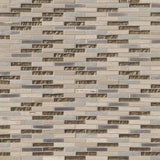 Diamante Brick Glass & Metal Tile