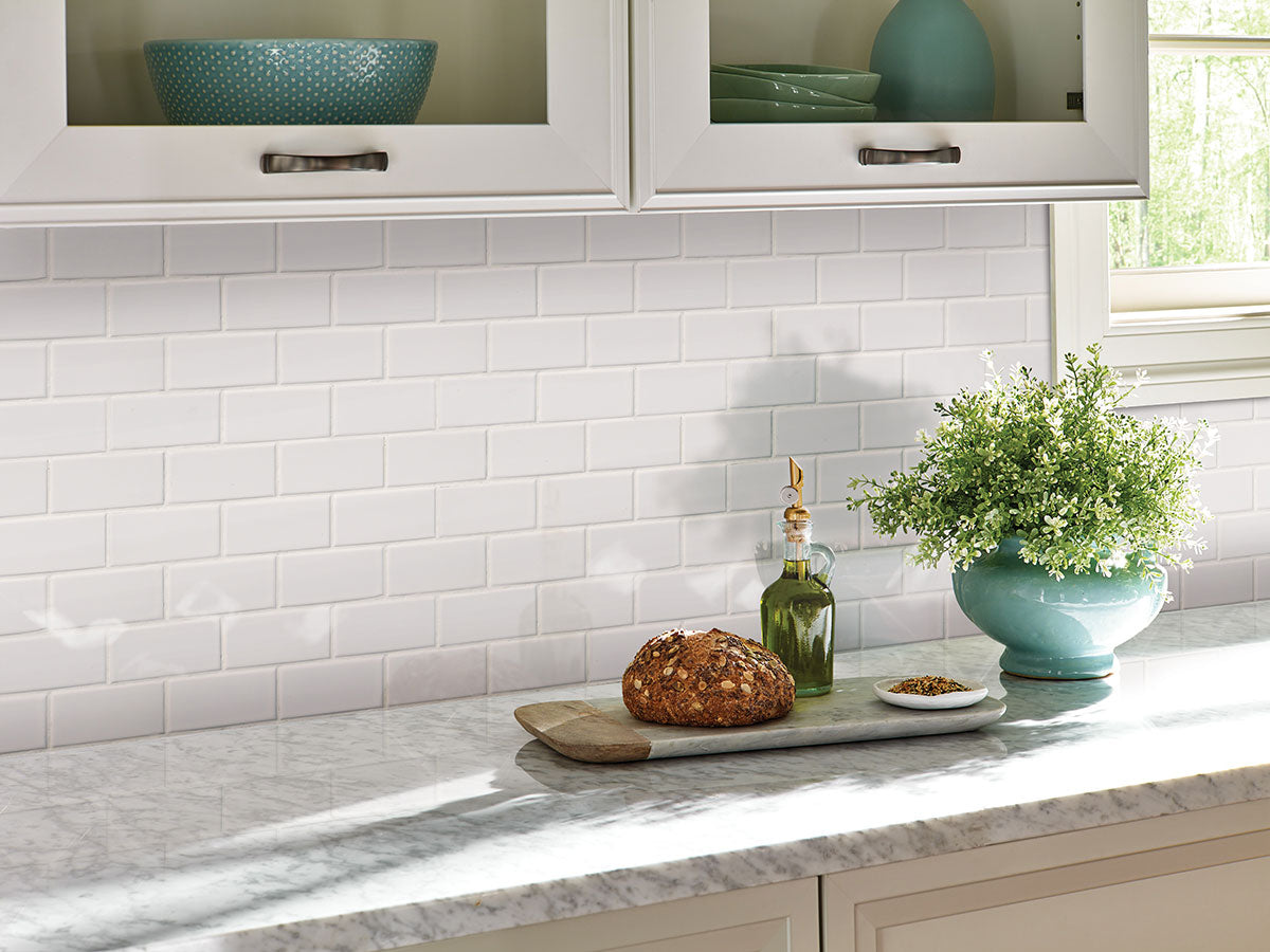 Domino White Subway Tile