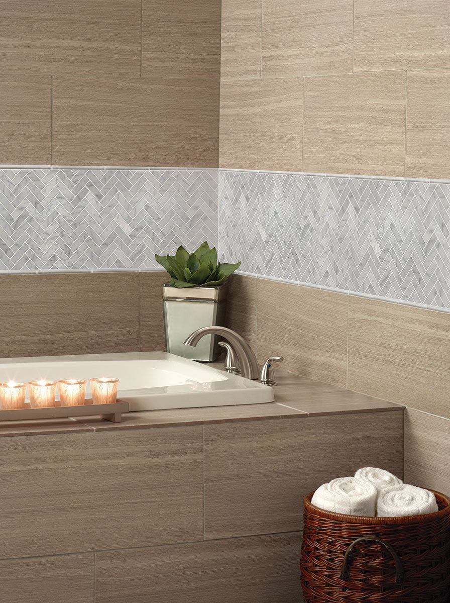 Dove Gray Quarter Round 5/8x6 Moulding Tile