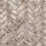 Doverton Gray Clay  Brick Tile - Herringbone Tile
