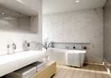 Dymo Statuary Wavy White Tile 12x24 Tile