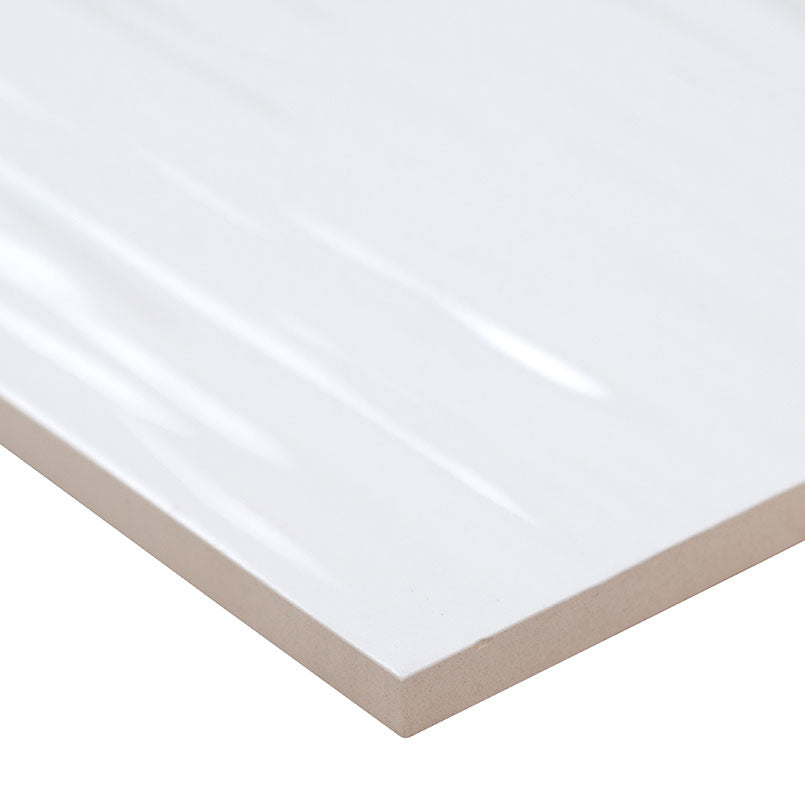 Dymo Stripe White Tile 12x24 Tile