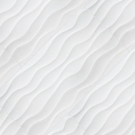 Dymo Wavy White 3d Wall Tile