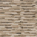 Emperador Marble Blend Bamboo Pattern Tile