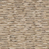 Emperador Marble Blend Bamboo Pattern Tile