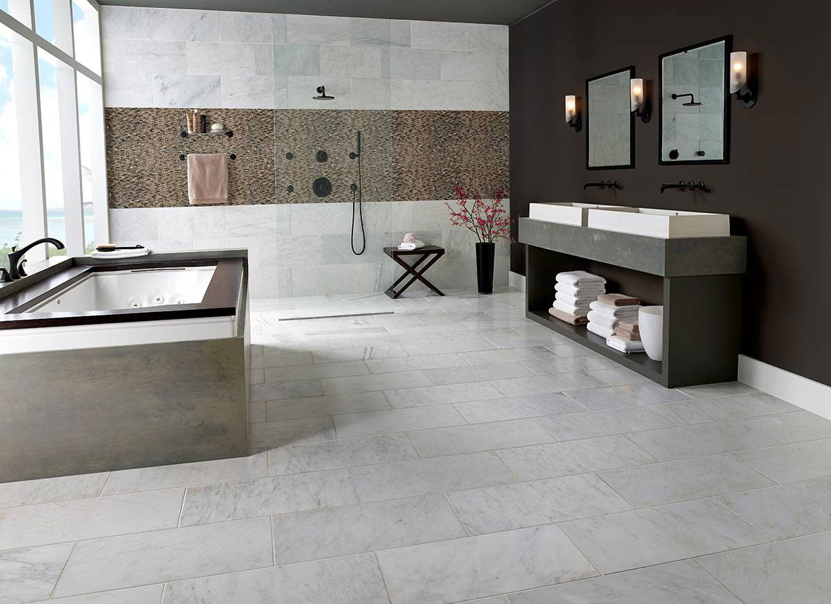 Emperador Splitface Interlocking Wall Tile