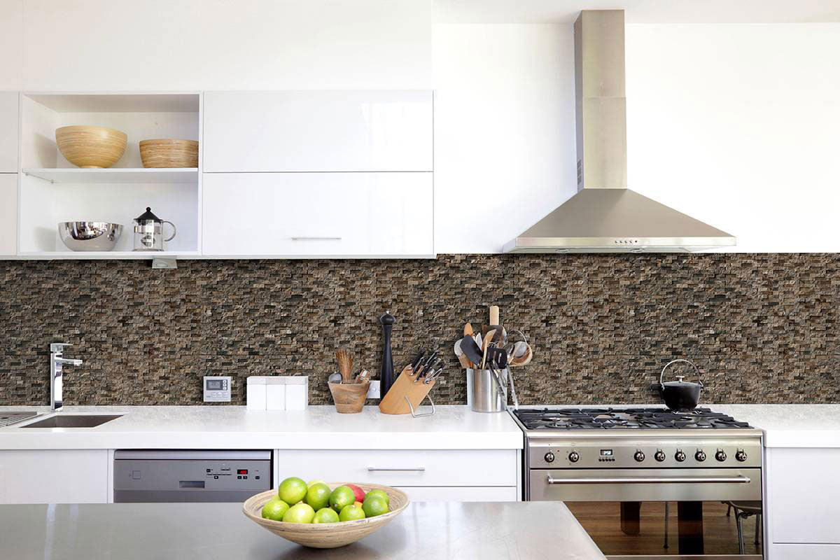 Emperador Splitface Interlocking Wall Tile