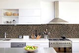 Emperador Splitface Interlocking Wall Tile