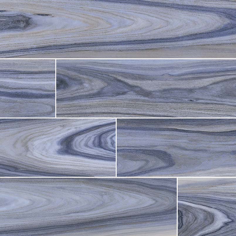 Dellano Exotic Blue Wood Look Tile