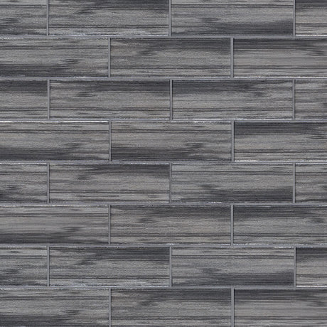 Glacier Black Glass 3x9 Tile