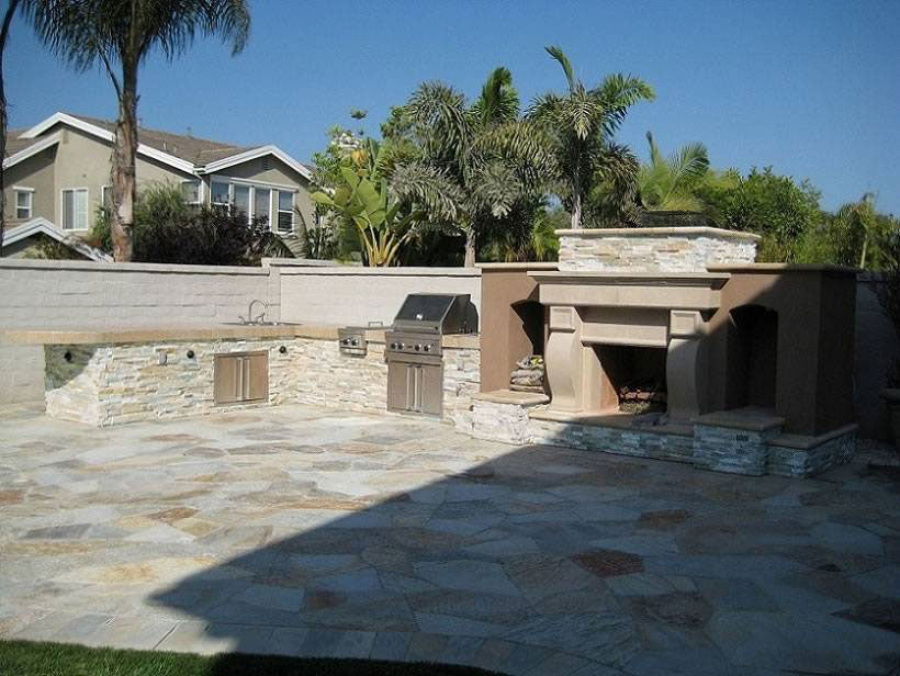 Golden Honey Stacked Stone Tile
