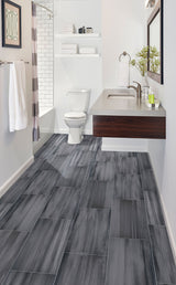 Watercolor Graphite Porcelain Tile