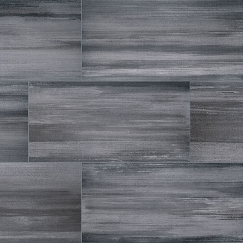 Watercolor Graphite Porcelain Tile