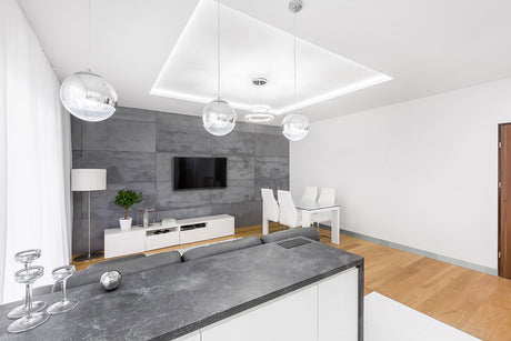 Gray Glossy Bullnose Tile 3x6 Tile