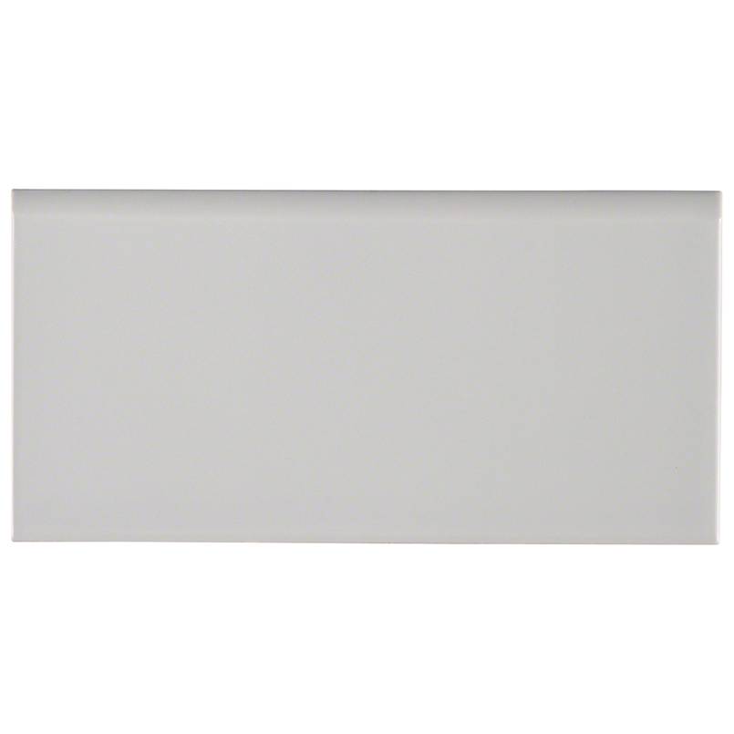 Gray Glossy Bullnose Tile 3x6 Tile