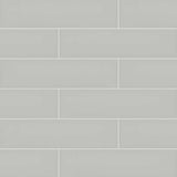 Gray Glossy Subway Tile 4x16 Tile