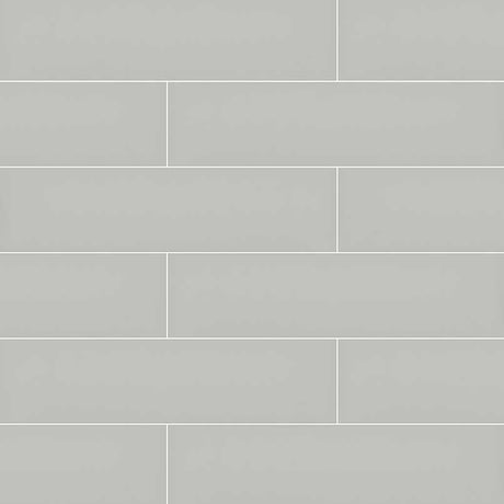 Gray Glossy Subway Tile 4x16 Tile