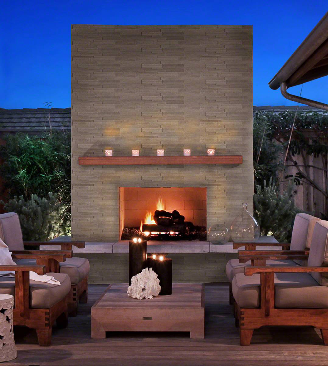 Gray Oak 3d Stacked Stone Tile