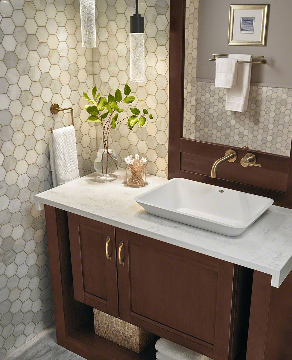 Greecian White 3” Hexagon Mosaic Tile