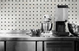 Greecian White Basketweave Pattern Polished Tile