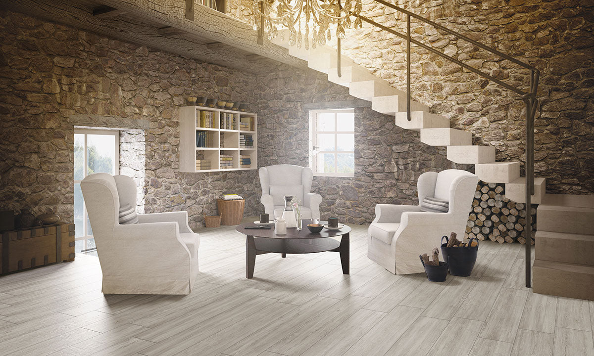Caldera Grigia Porcelain Wood Tile