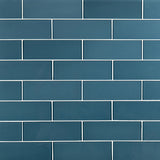 Haiku Sapphire Glass Tile 3x9 Tile