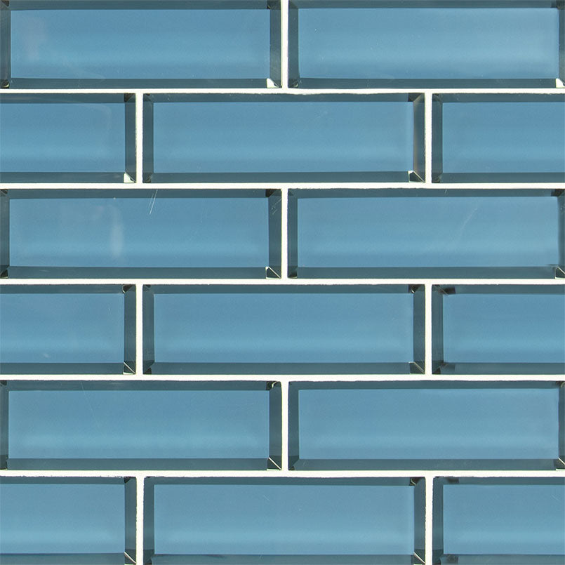 Haiku Sapphire Glass Subway Tile 2x6 Tile