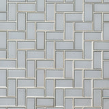 Ice Bevel Herringbone 8mm Tile