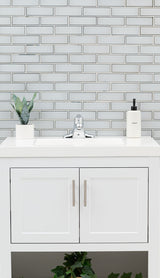 Ice Bevel Subway Tile 2x6 Tile