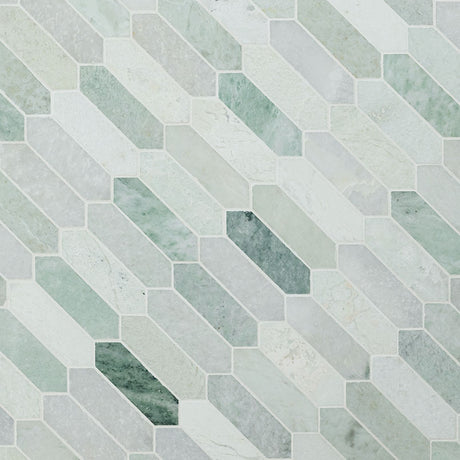 Icelandic Green Picket Tile