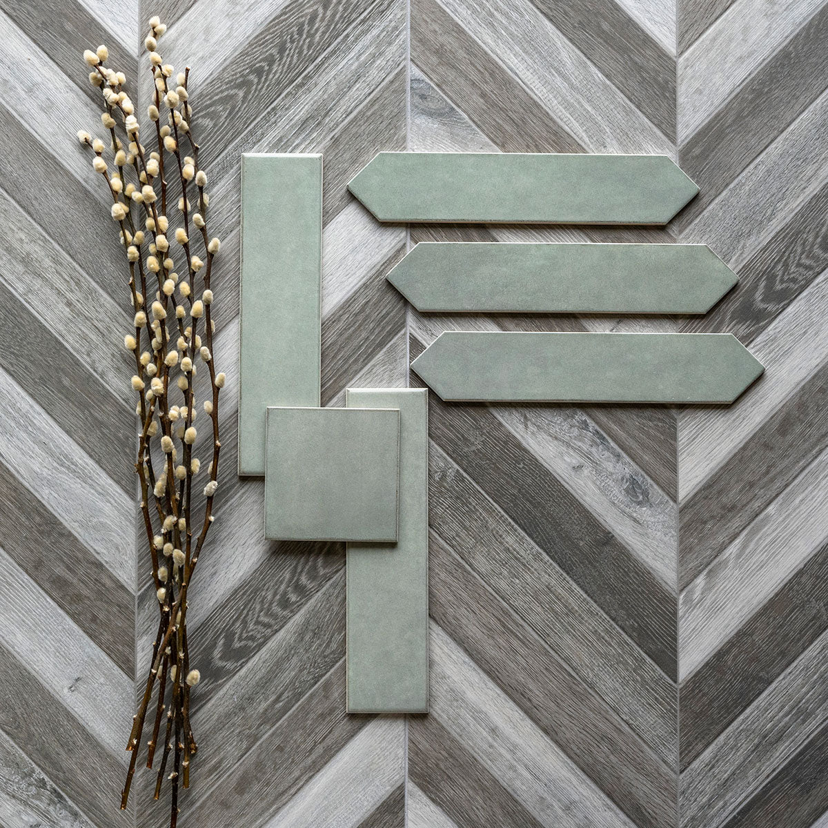 Renzo Jade Ceramic Tile 5x5 Tile