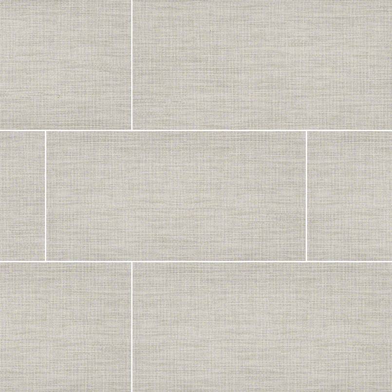 TekTile Lineart Ivory Porcelain Tile