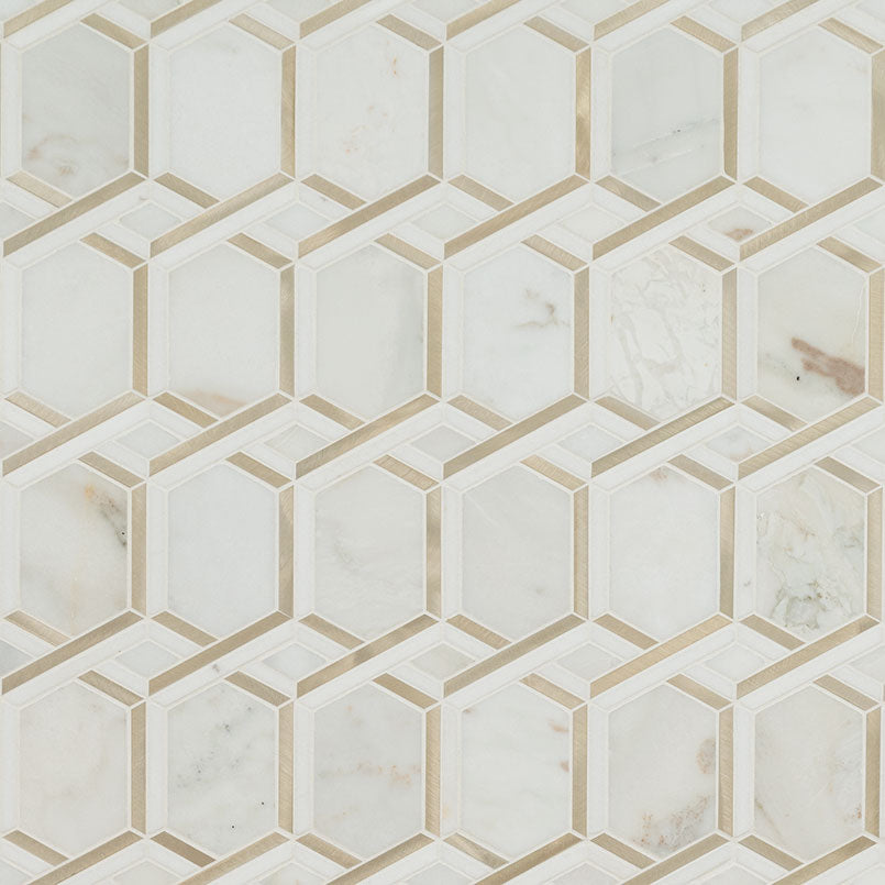 Luxor Royal Link Gold Pattern Tile