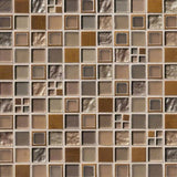 Manhattan Blend Glass & Metal Tile