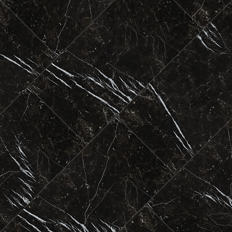 Marquina Noir Porcelain Tile