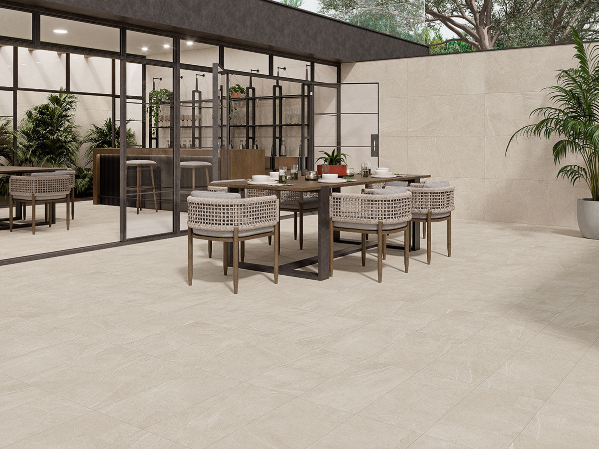 Traktion Maven Ivory Porcelain Tile